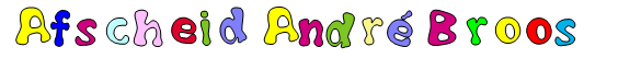 Afscheid André Broos
